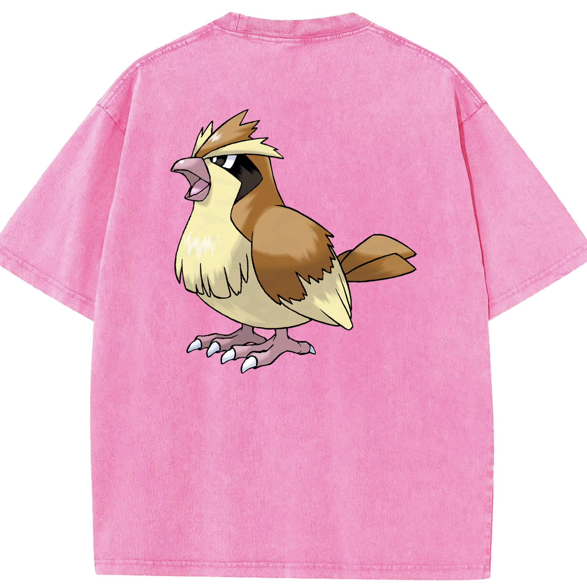 （画像用） ポケットモンスター Pokémon 綿100% ヴィンテージ風 半袖Tシャツ（背面プリント）